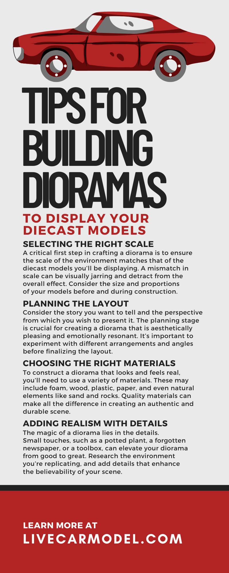 10 Tips for Building Dioramas To Display Your Diecast Models